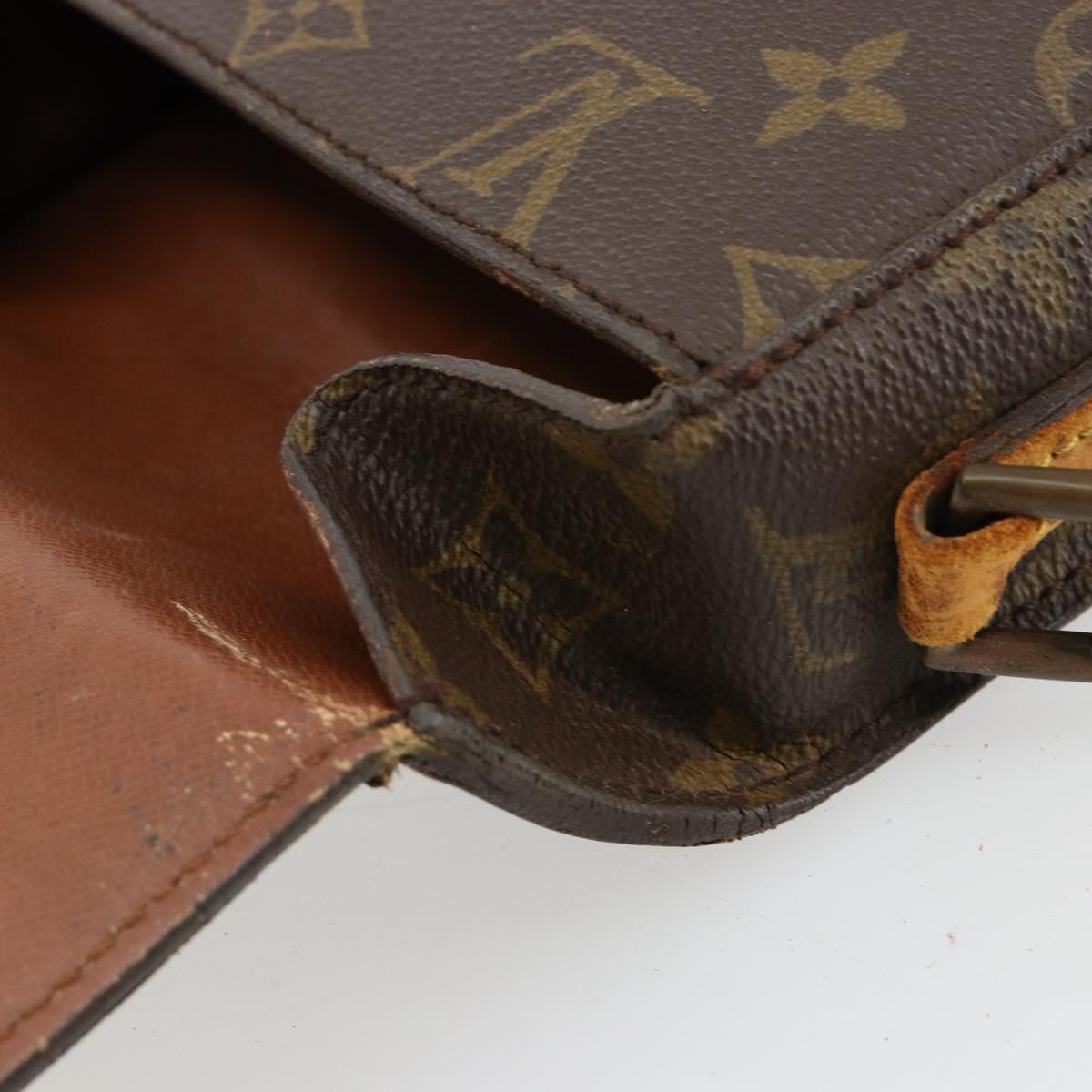 LOUIS VUITTON Monogram Saint Cloud PM Shoulder Bag M51244 LV Auth BA12948