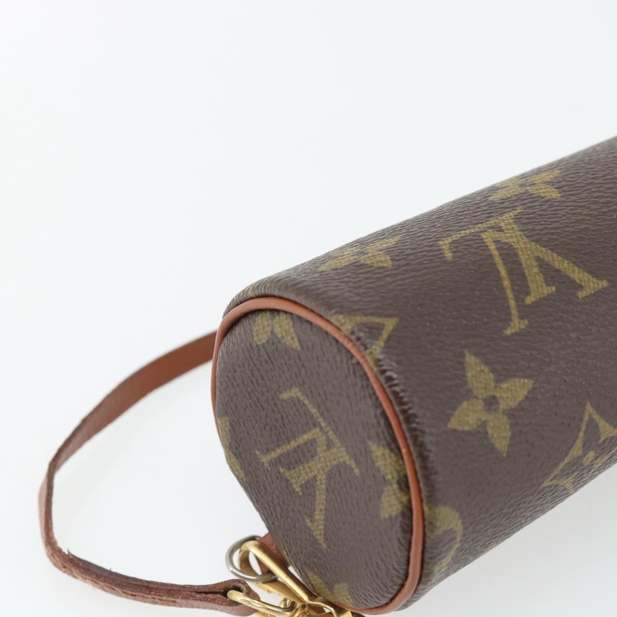 LOUIS VUITTON Monogram Papillon Pouch LV Auth BA12961