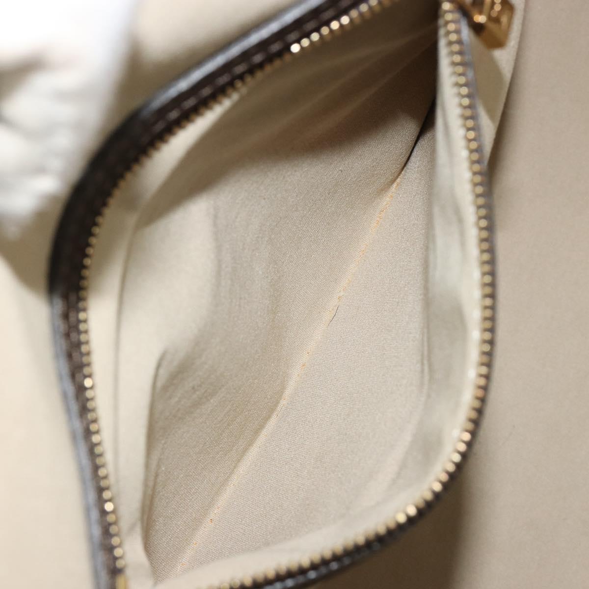 LOUIS VUITTON Monogram Mini Josephine GM Hand Bag Khaki M92310 LV Auth BA12962
