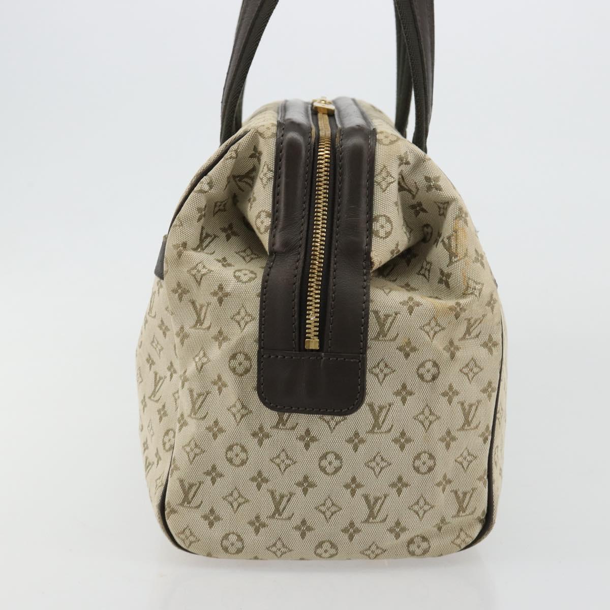 LOUIS VUITTON Monogram Mini Josephine GM Hand Bag Khaki M92310 LV Auth BA12962
