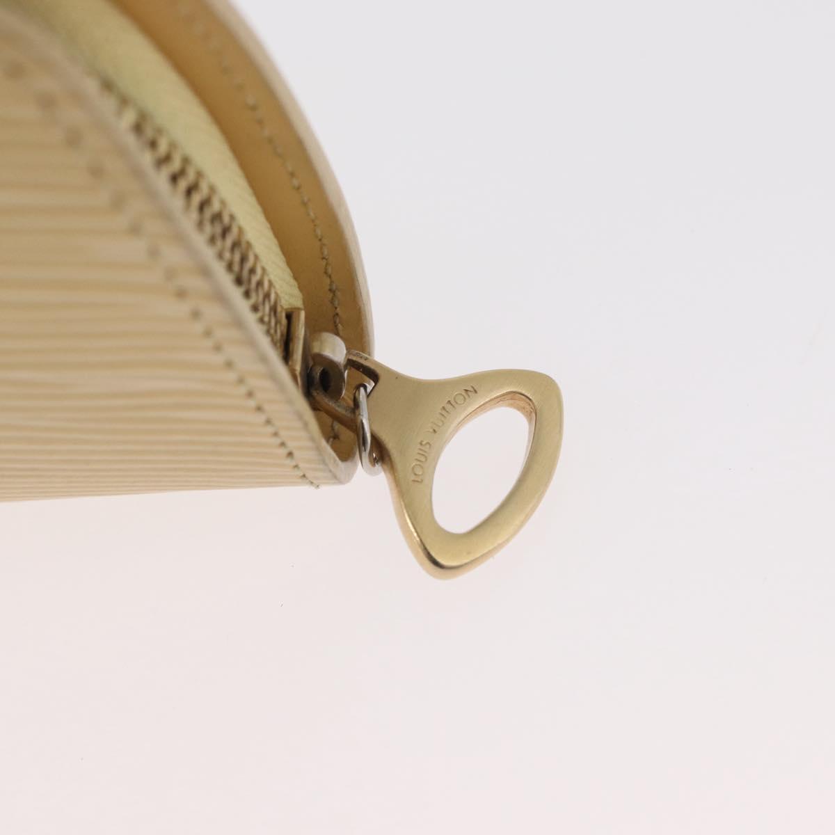 LOUIS VUITTON Epi Porte Monnaie Z Coin Purse Vanilla LV Auth BA12983