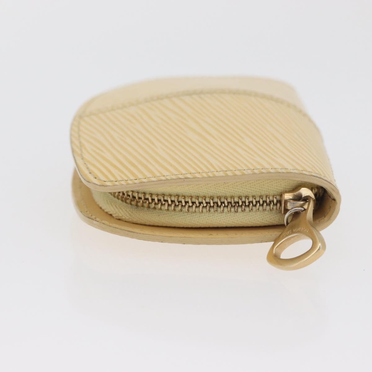 LOUIS VUITTON Epi Porte Monnaie Z Coin Purse Vanilla LV Auth BA12983