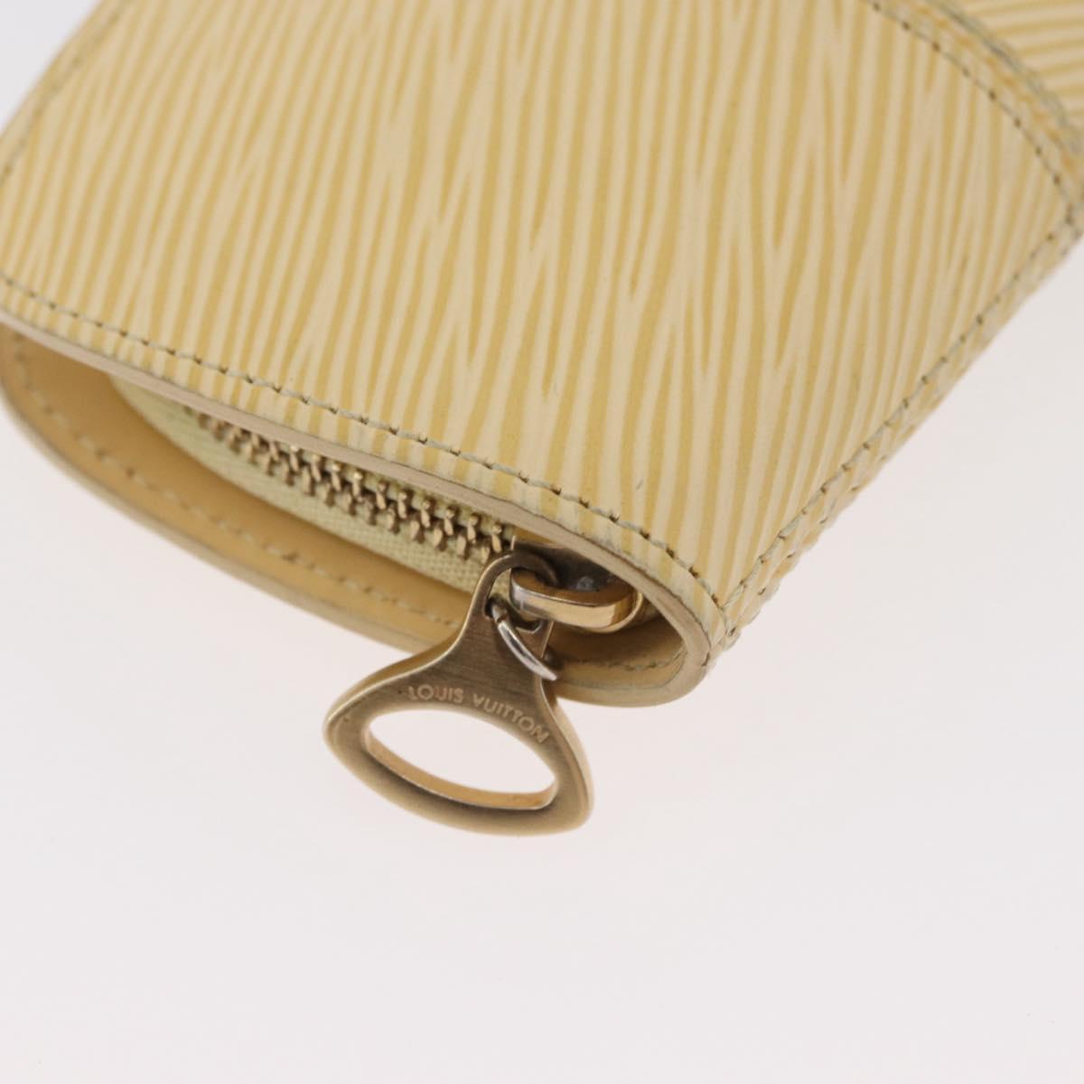 LOUIS VUITTON Epi Porte Monnaie Z Coin Purse Vanilla LV Auth BA12983