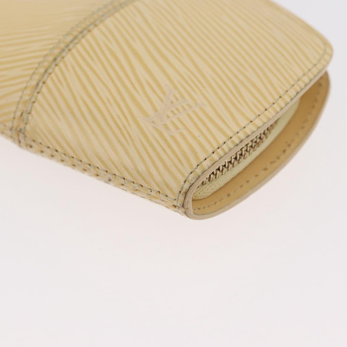 LOUIS VUITTON Epi Porte Monnaie Z Coin Purse Vanilla LV Auth BA12983