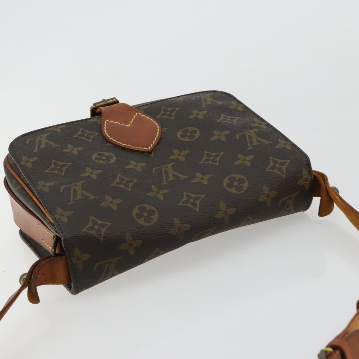 LOUIS VUITTON Monogram Cartouchiere MM Shoulder Bag M51253 LV Auth BA13002