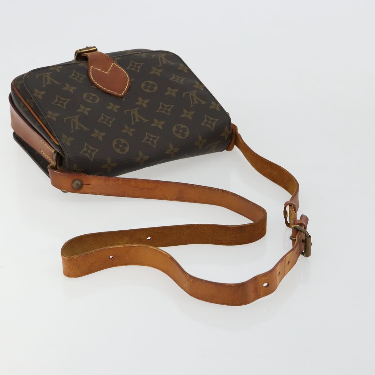 LOUIS VUITTON Monogram Cartouchiere MM Shoulder Bag M51253 LV Auth BA13002