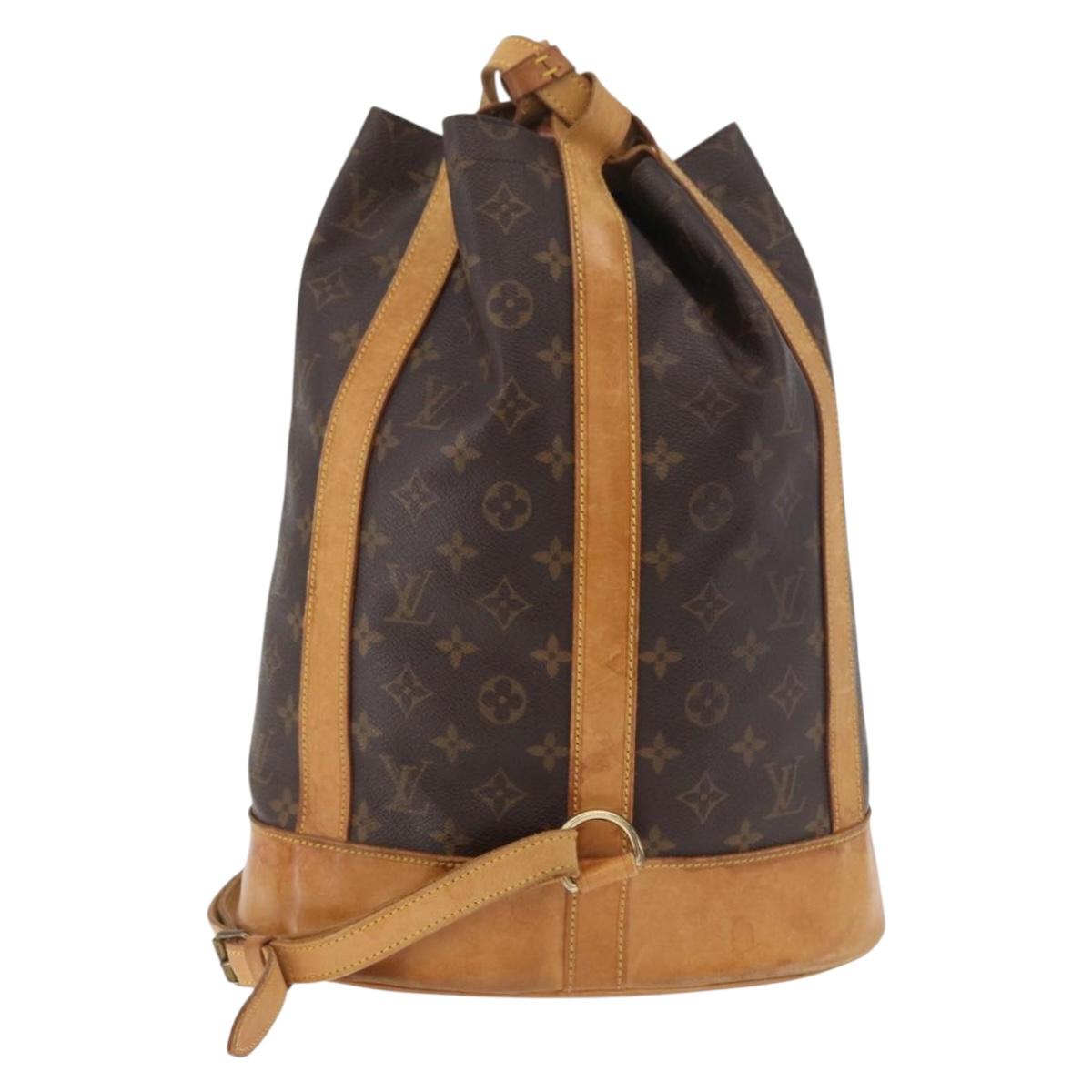 LOUIS VUITTON Monogram Randonnee PM Shoulder Bag M42243 LV Auth BA13004