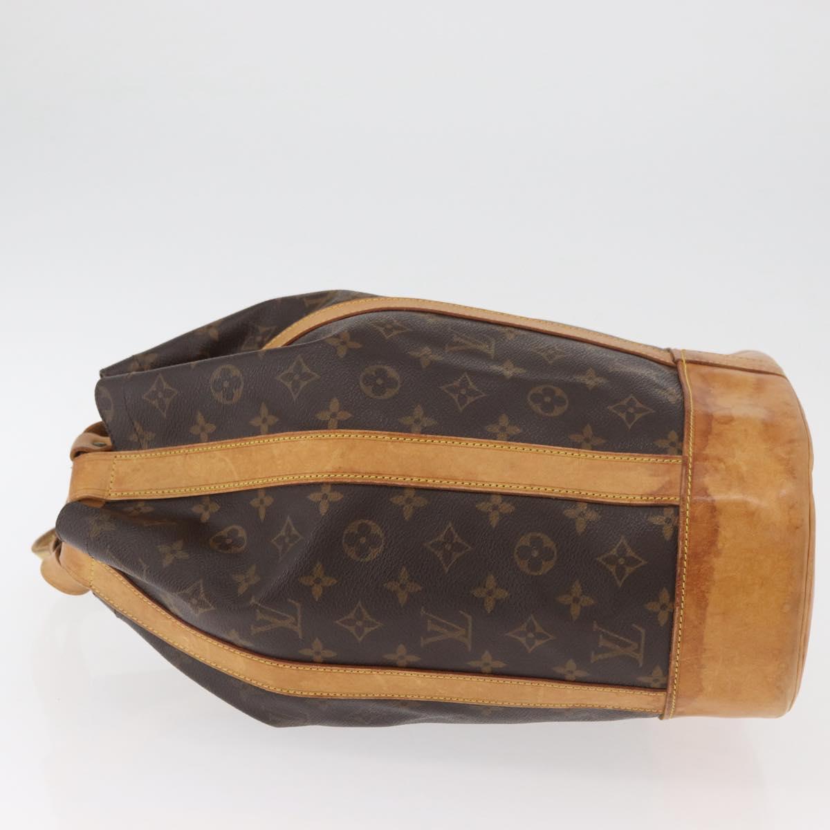 LOUIS VUITTON Monogram Randonnee PM Shoulder Bag M42243 LV Auth BA13004