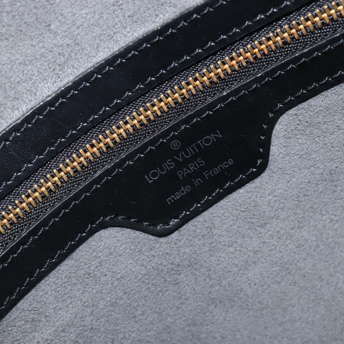 LOUIS VUITTON Epi Lussac Shoulder Bag Black M52282 LV Auth BA13025