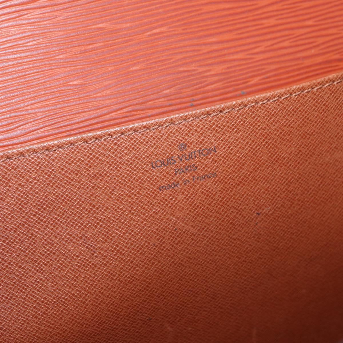 LOUIS VUITTON Epi Serviette Conseiller Briefcase Brown M54423 LV Auth BA13027