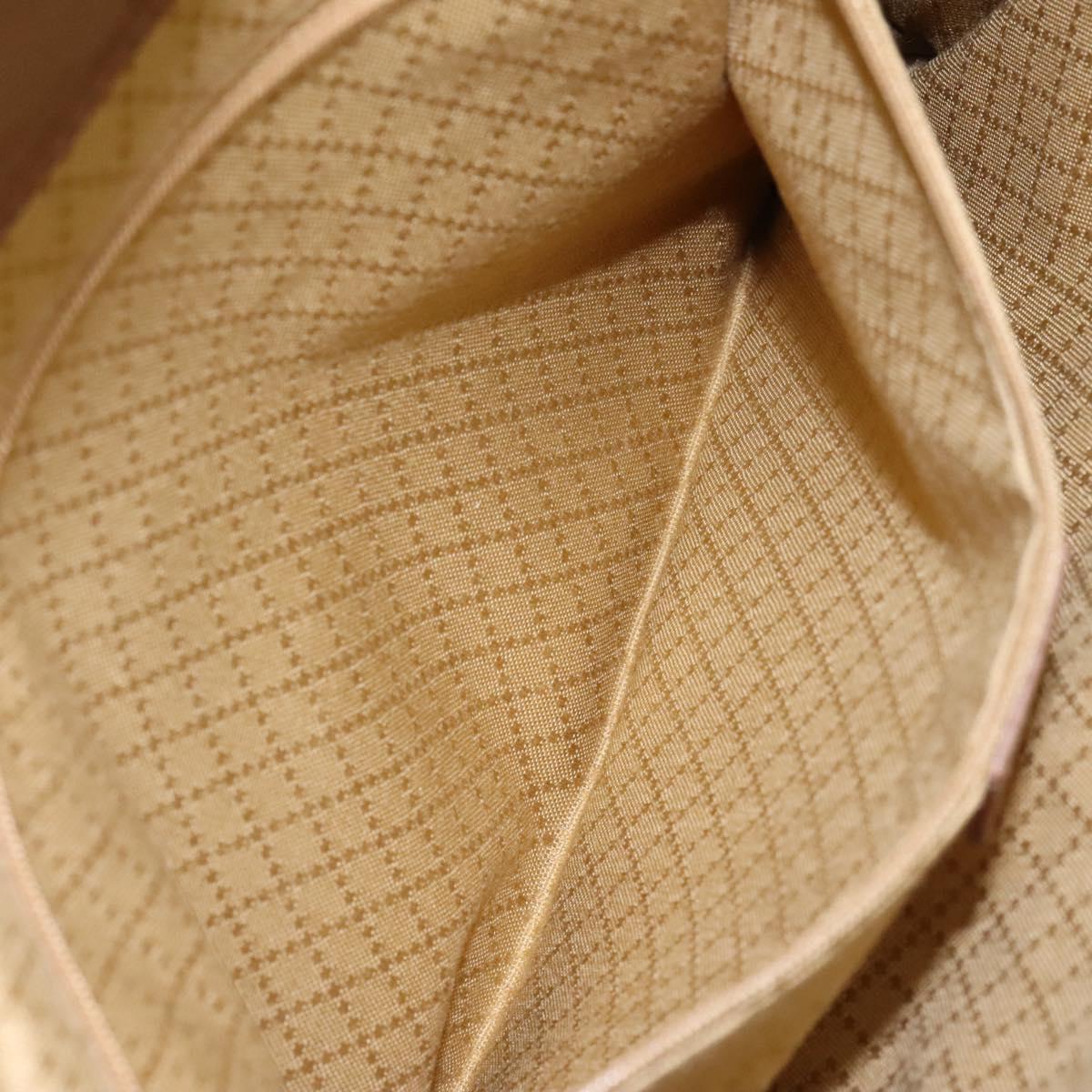 GUCCI Bamboo Hand Bag Suede Brown Gold 002 123 0322 Auth BA1303