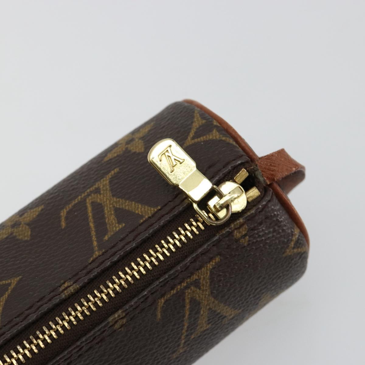 LOUIS VUITTON Monogram Papillon Pouch LV Auth BA13034