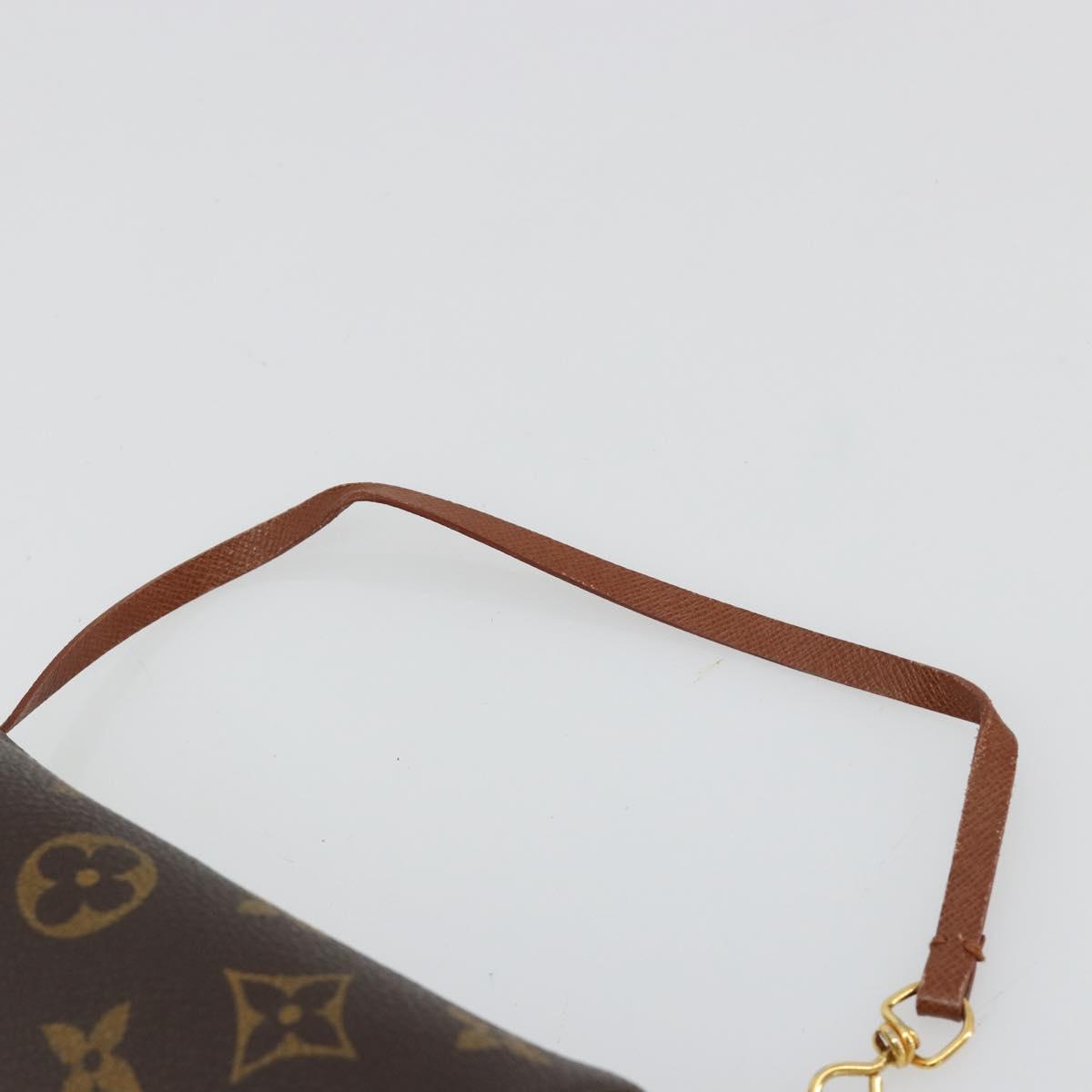 LOUIS VUITTON Monogram Papillon Pouch LV Auth BA13034