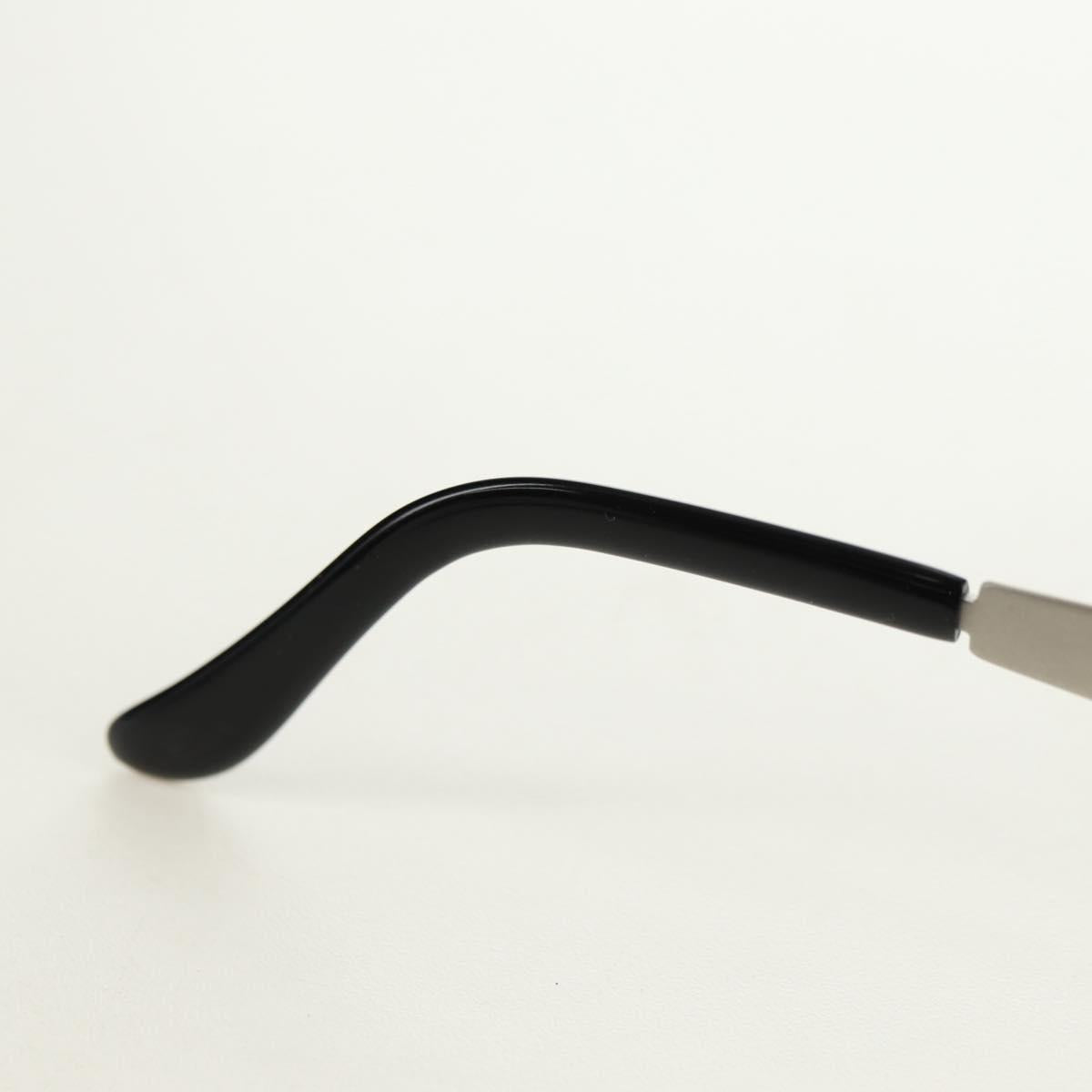 CHANEL COCO Mark Sunglasses metal Silver CC Auth BA13043M