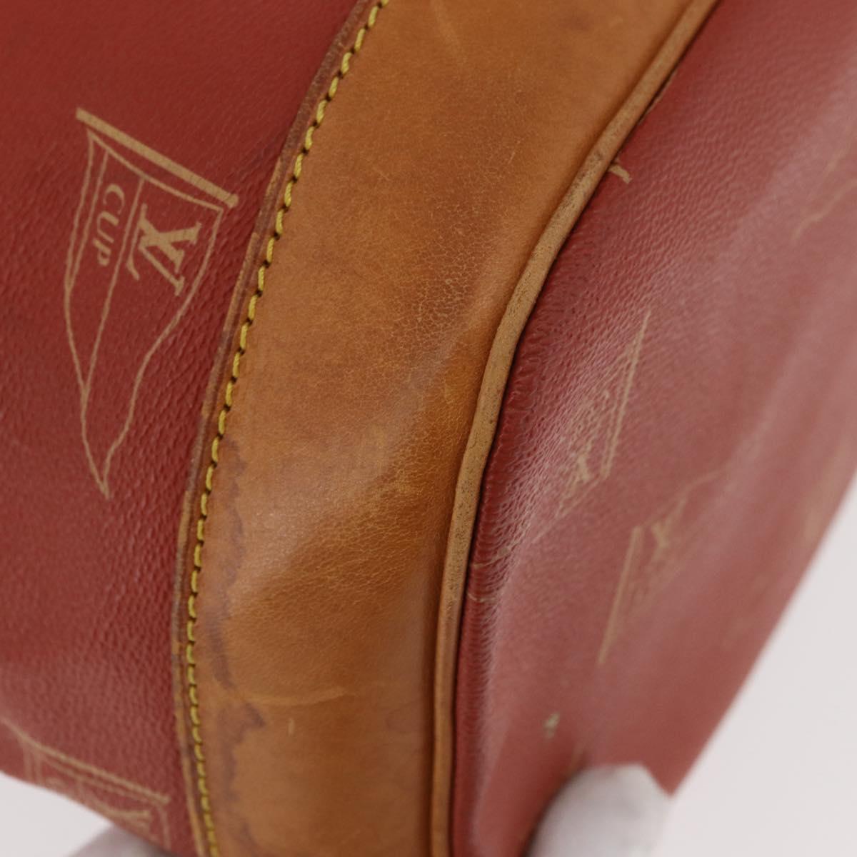 LOUIS VUITTON LV Cup Saint Tropez Shoulder Bag Red M80026 LV Auth BA13045