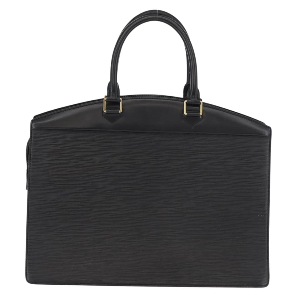 LOUIS VUITTON Epi Riviera Hand Bag Black M48182 LV Auth BA13046