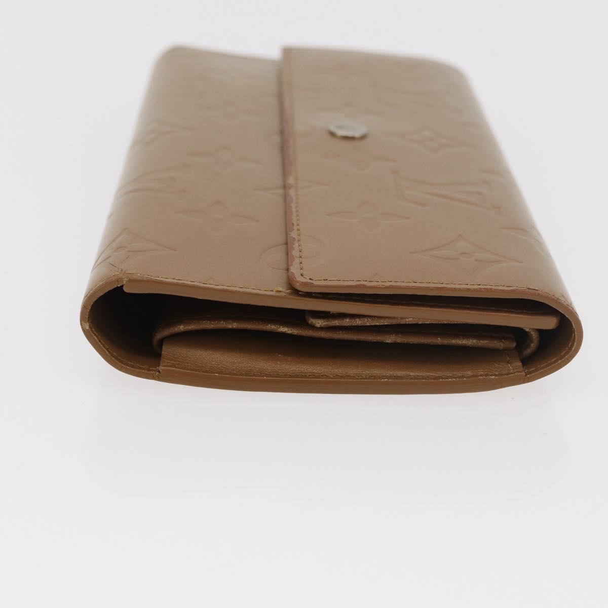 LOUIS VUITTON Monogram Vernis Planner 4 Set Beige LV Auth BA13050