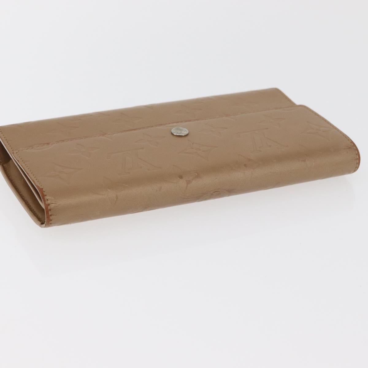 LOUIS VUITTON Monogram Vernis Planner 4 Set Beige LV Auth BA13050