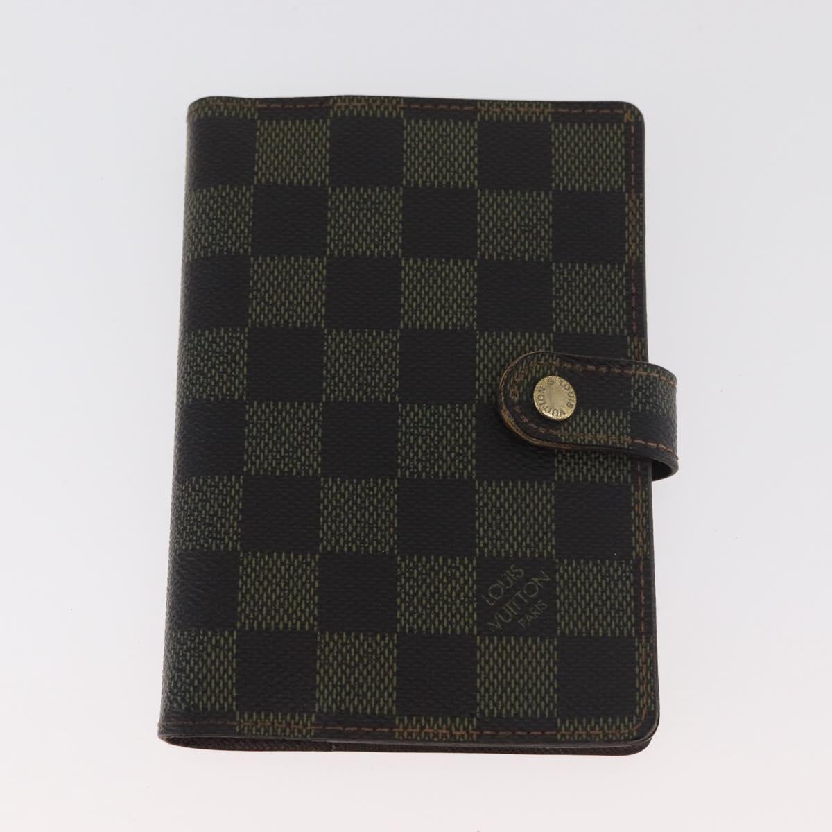 LOUIS VUITTON Monogram Vernis Planner 4 Set Beige LV Auth BA13050
