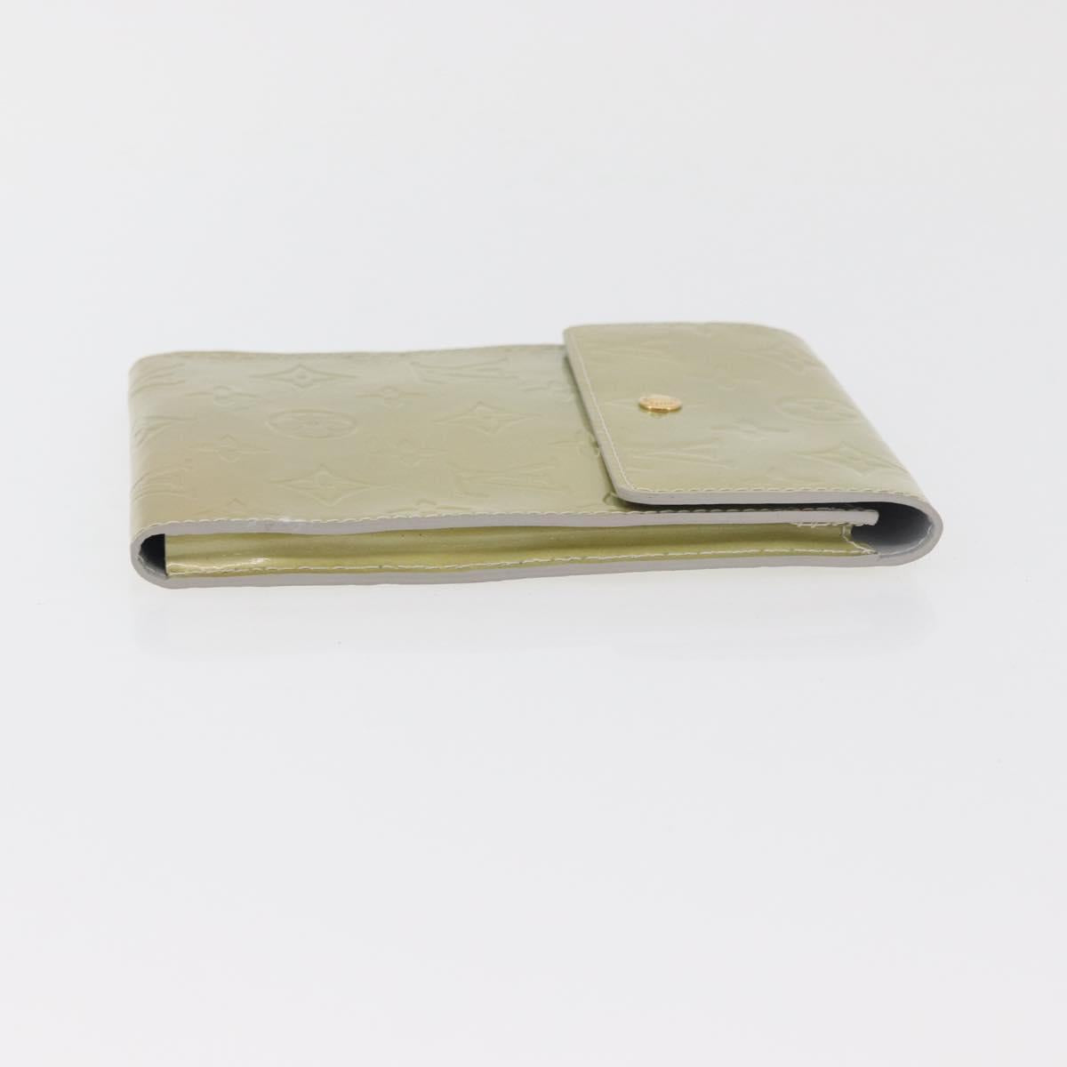 LOUIS VUITTON Monogram Vernis Planner 4 Set Beige LV Auth BA13050