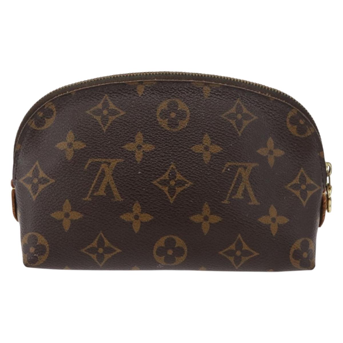 LOUIS VUITTON Monogram Pouch 2 Set LV Auth BA13051