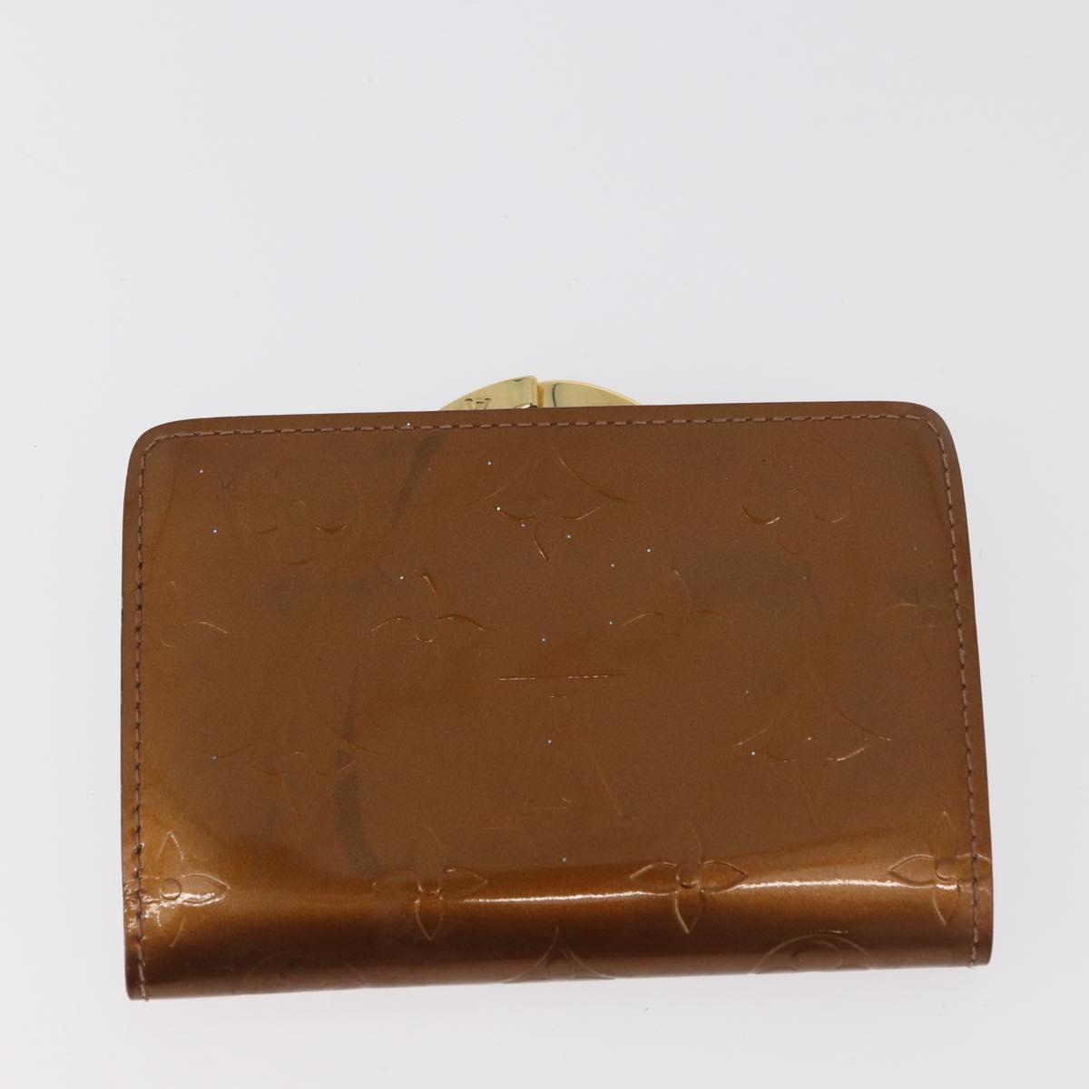LOUIS VUITTON Monogram Vernis Wallet 4 Set Brown LV Auth BA13052