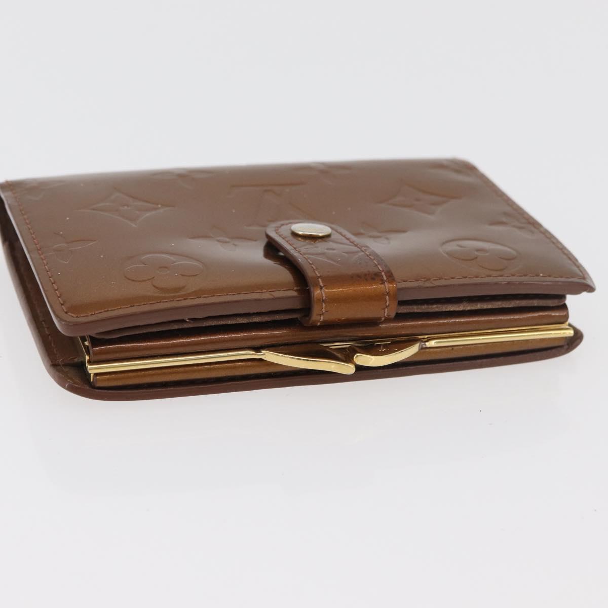 LOUIS VUITTON Monogram Vernis Wallet 4 Set Brown LV Auth BA13052