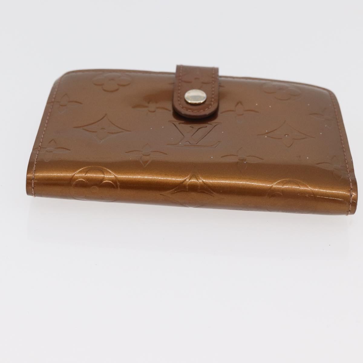 LOUIS VUITTON Monogram Vernis Wallet 4 Set Brown LV Auth BA13052