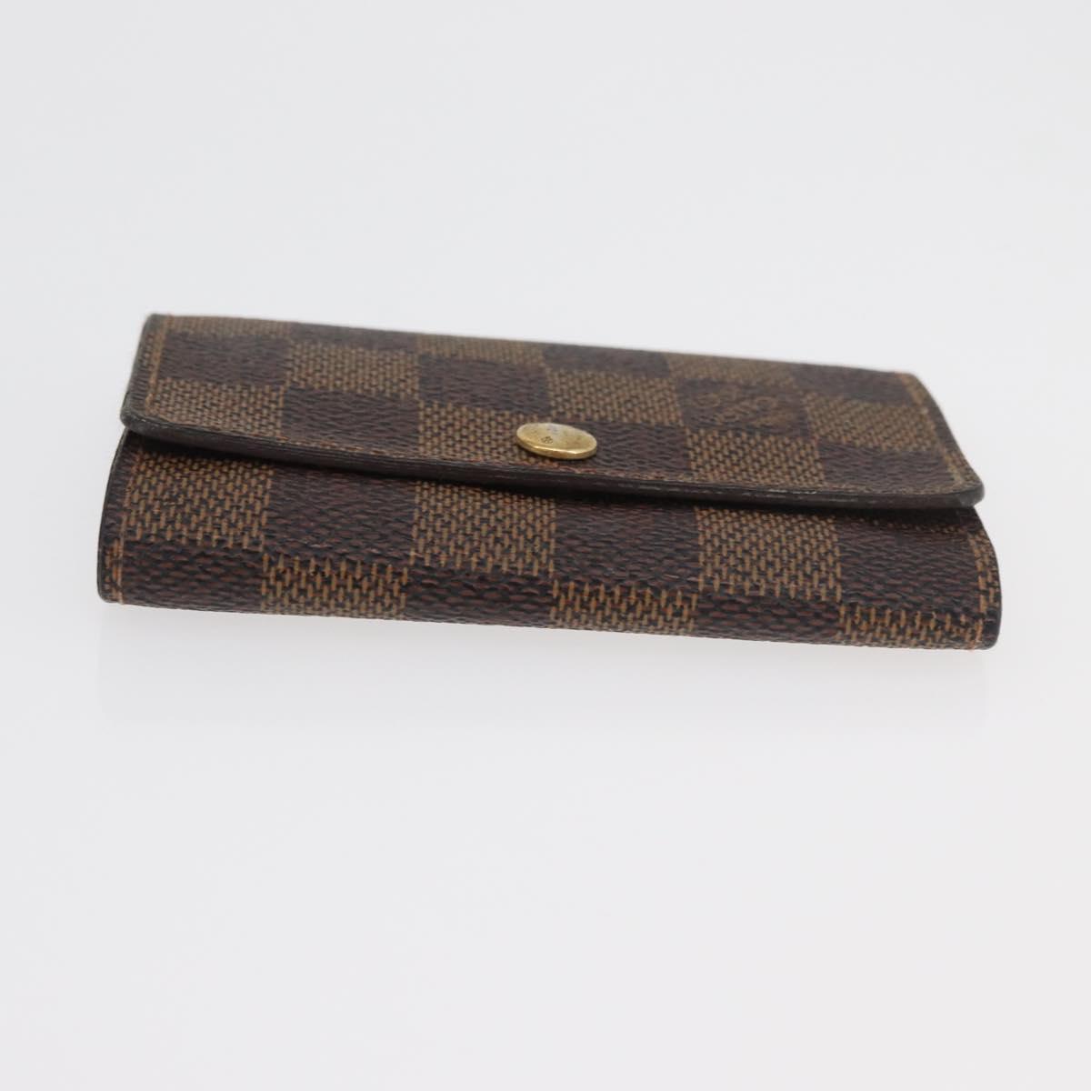 LOUIS VUITTON Monogram Damier Ebene Cigarette Case 2 Set LV Auth BA13056