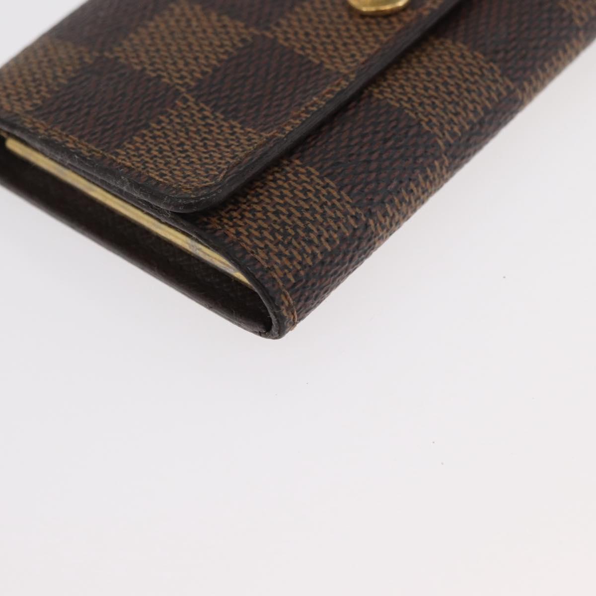 LOUIS VUITTON Monogram Damier Ebene Cigarette Case 2 Set LV Auth BA13056
