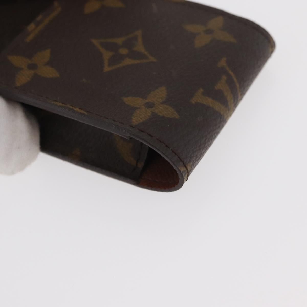 LOUIS VUITTON Monogram Damier Ebene Cigarette Case 2 Set LV Auth BA13056