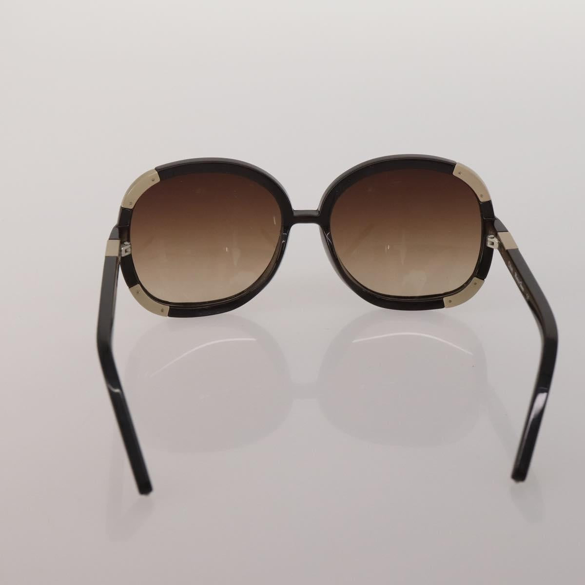 Chloe Sunglasses plastic 3 Set Brown White Auth BA13058