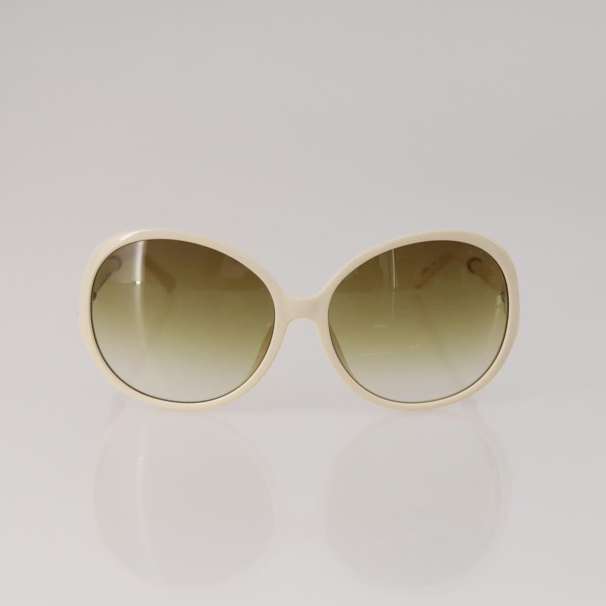 Chloe Sunglasses plastic 3 Set Brown White Auth BA13058