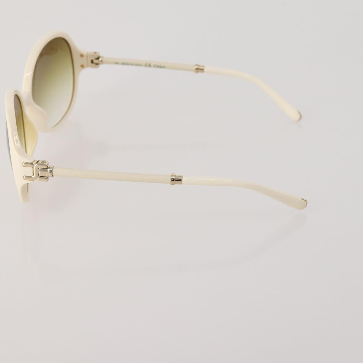 Chloe Sunglasses plastic 3 Set Brown White Auth BA13058