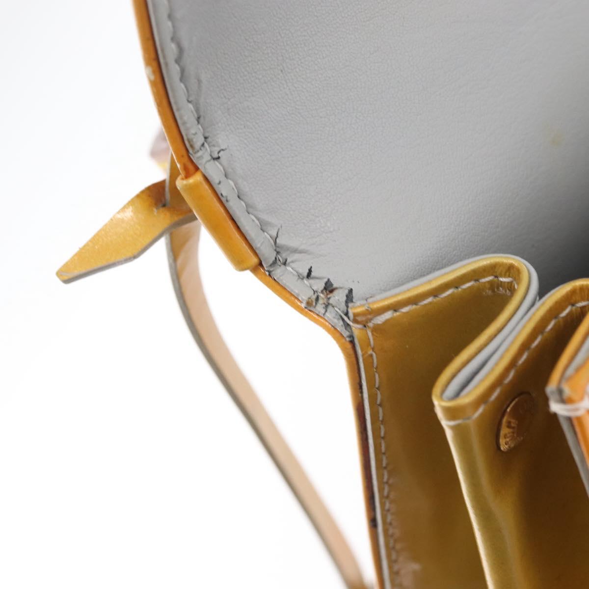 LOUIS VUITTON Monogram Vernis Spring Street Hand Bag Gris M91029 LV Auth BA13070