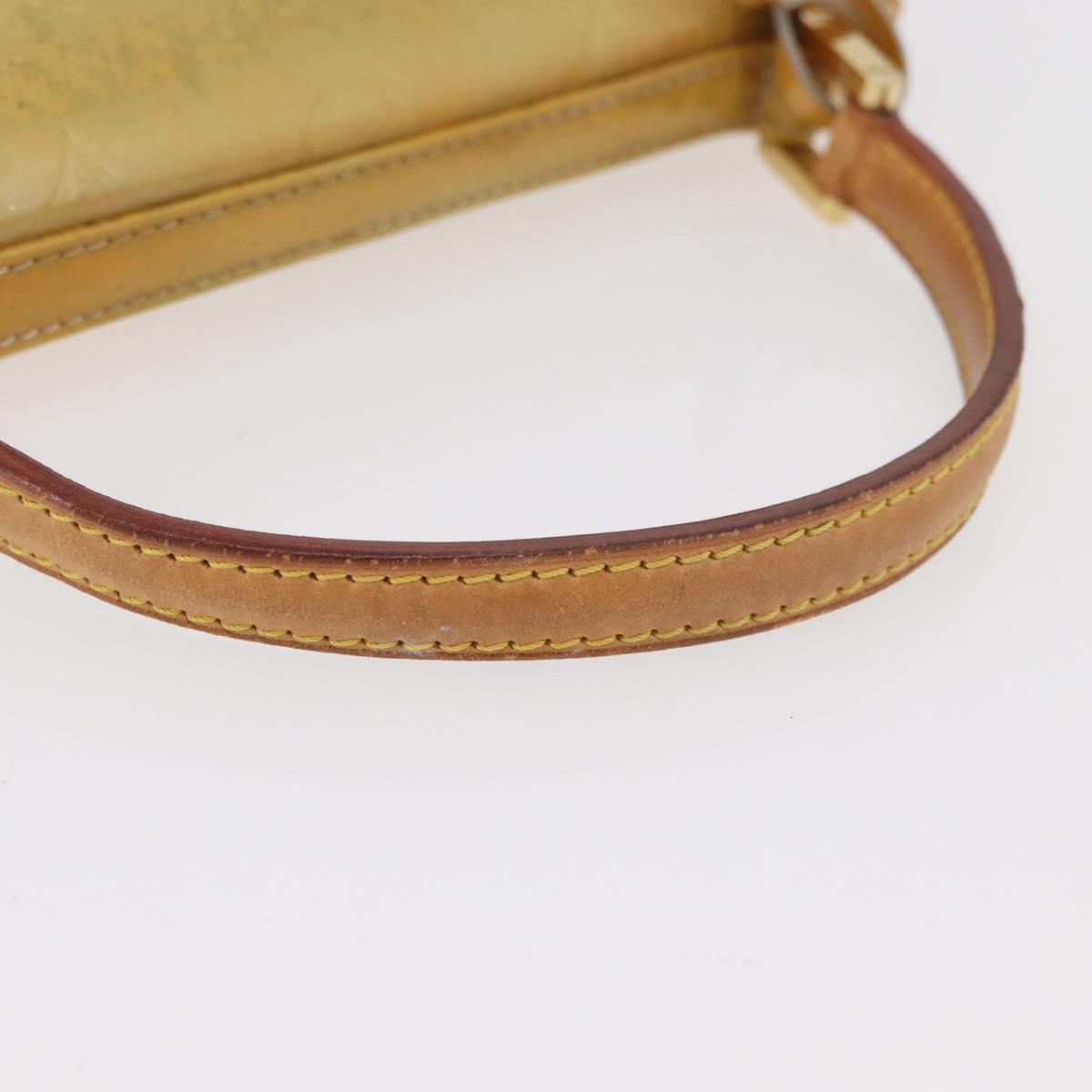 LOUIS VUITTON Monogram Vernis Spring Street Hand Bag Gris M91029 LV Auth BA13070