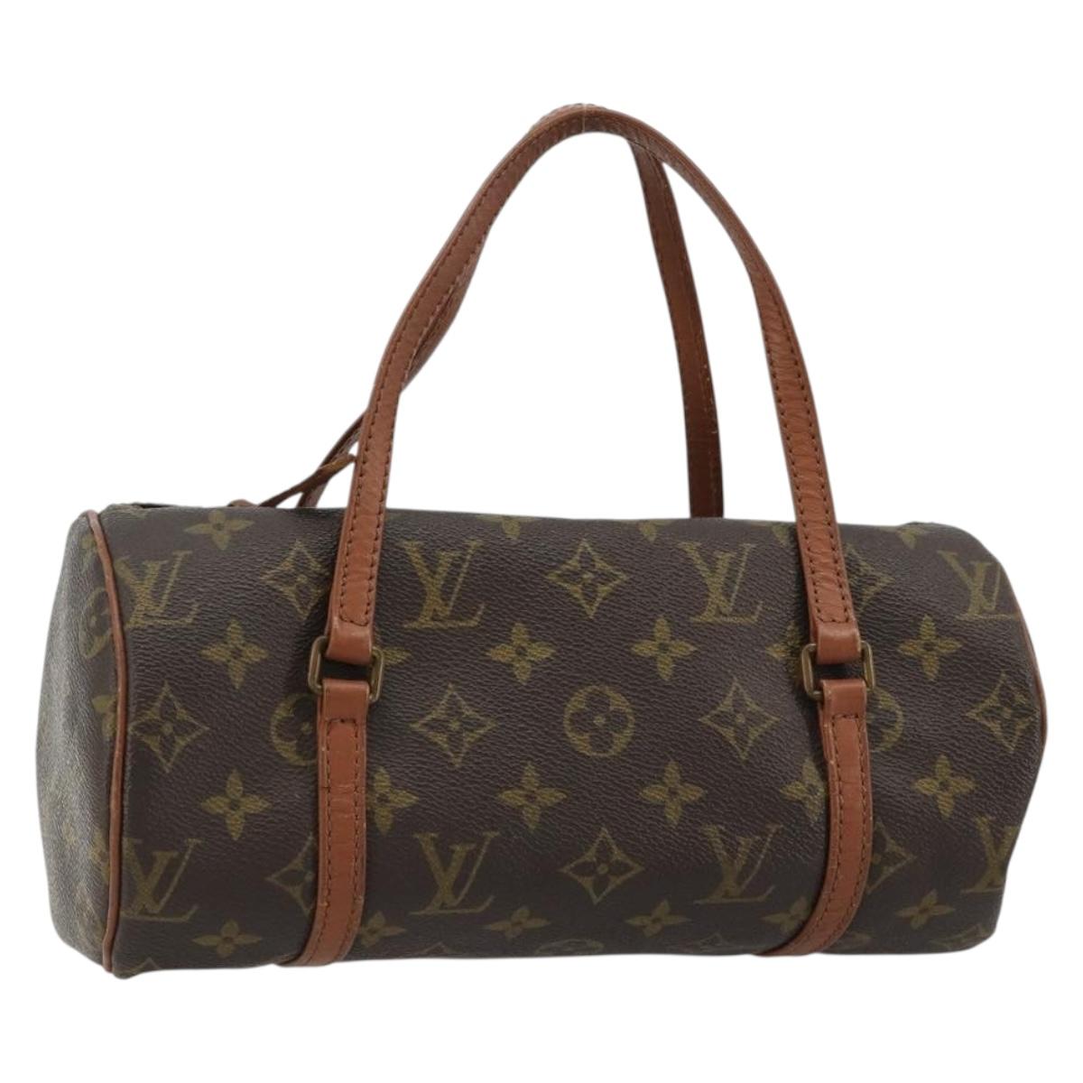 LOUIS VUITTON Damier Ebene Papillon 26 Hand Bag M51304 LV Auth BA13084