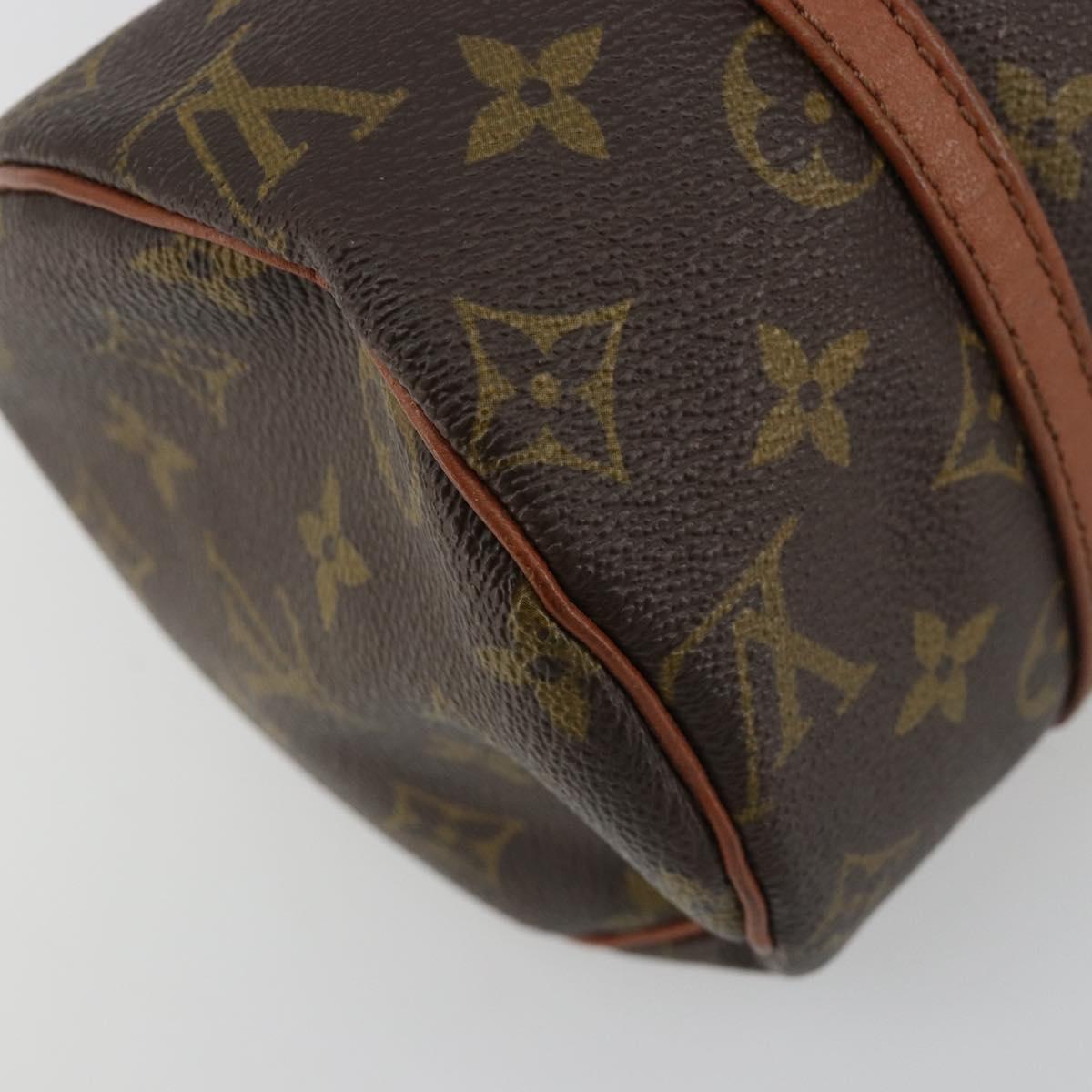 LOUIS VUITTON Damier Ebene Papillon 26 Hand Bag M51304 LV Auth BA13084