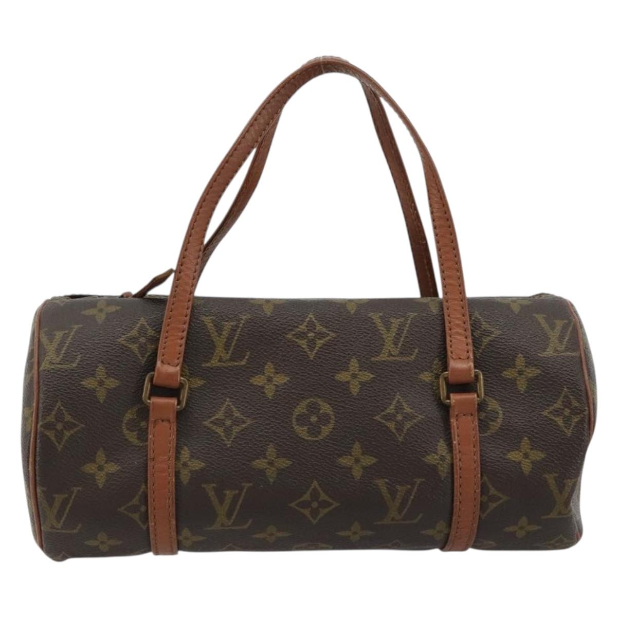 LOUIS VUITTON Damier Ebene Papillon 26 Hand Bag M51304 LV Auth BA13084
