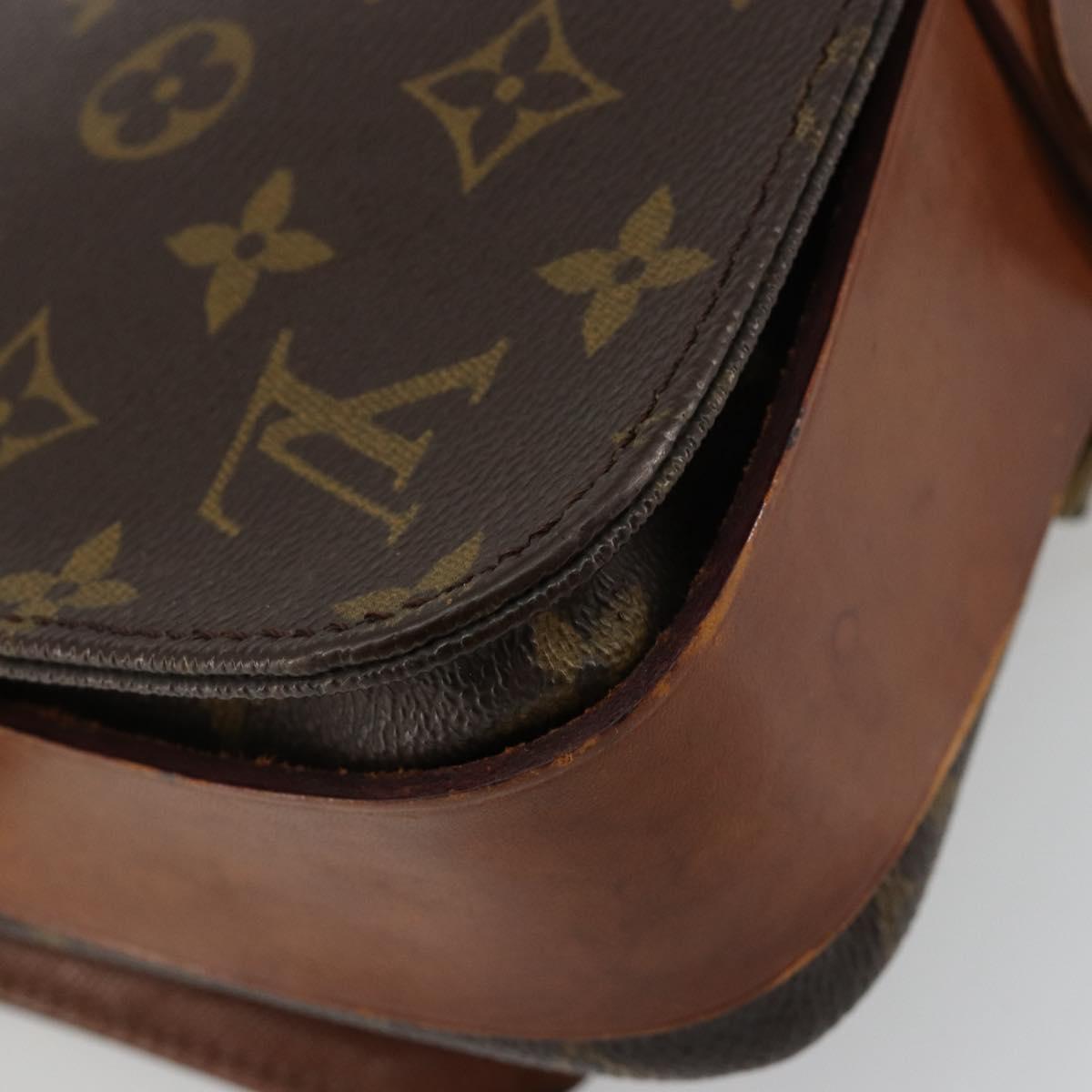 LOUIS VUITTON Monogram Cartouchiere MM Shoulder Bag M51253 LV Auth BA13085