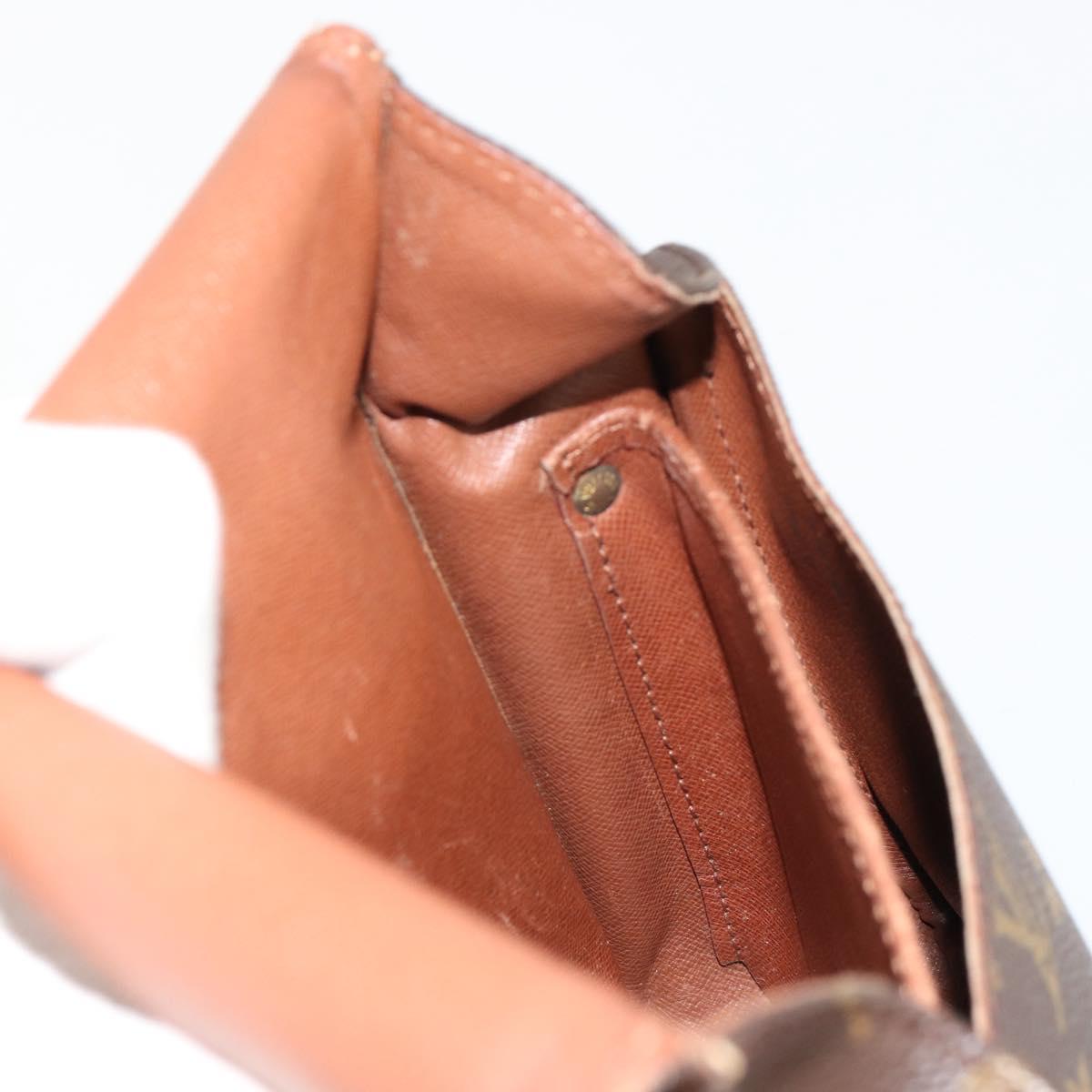 LOUIS VUITTON Monogram Cartouchiere MM Shoulder Bag M51253 LV Auth BA13085