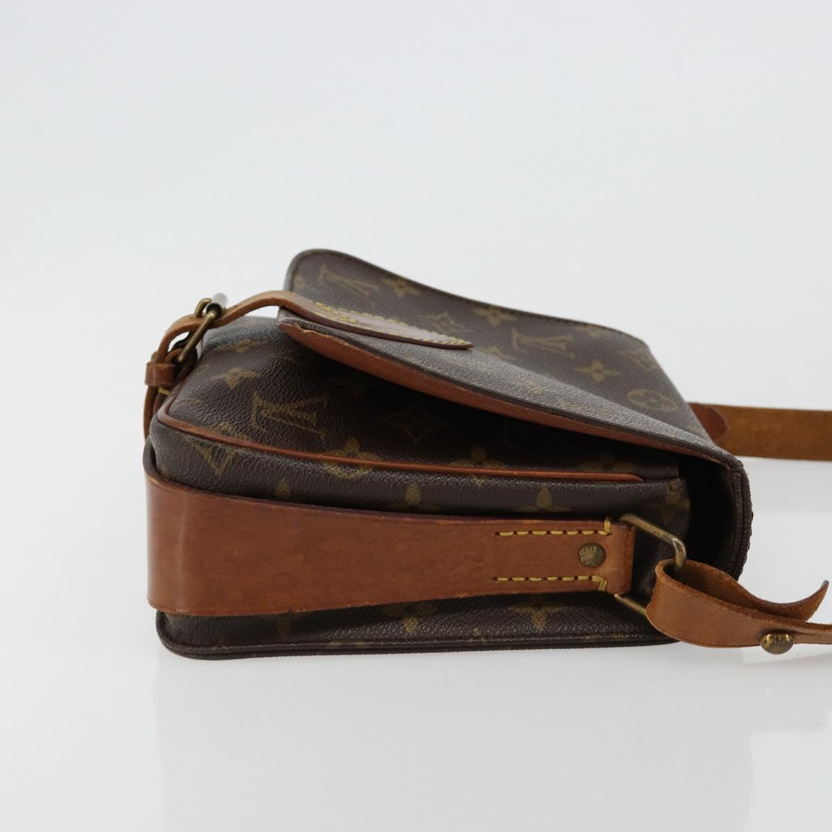 LOUIS VUITTON Monogram Cartouchiere MM Shoulder Bag M51253 LV Auth BA13085