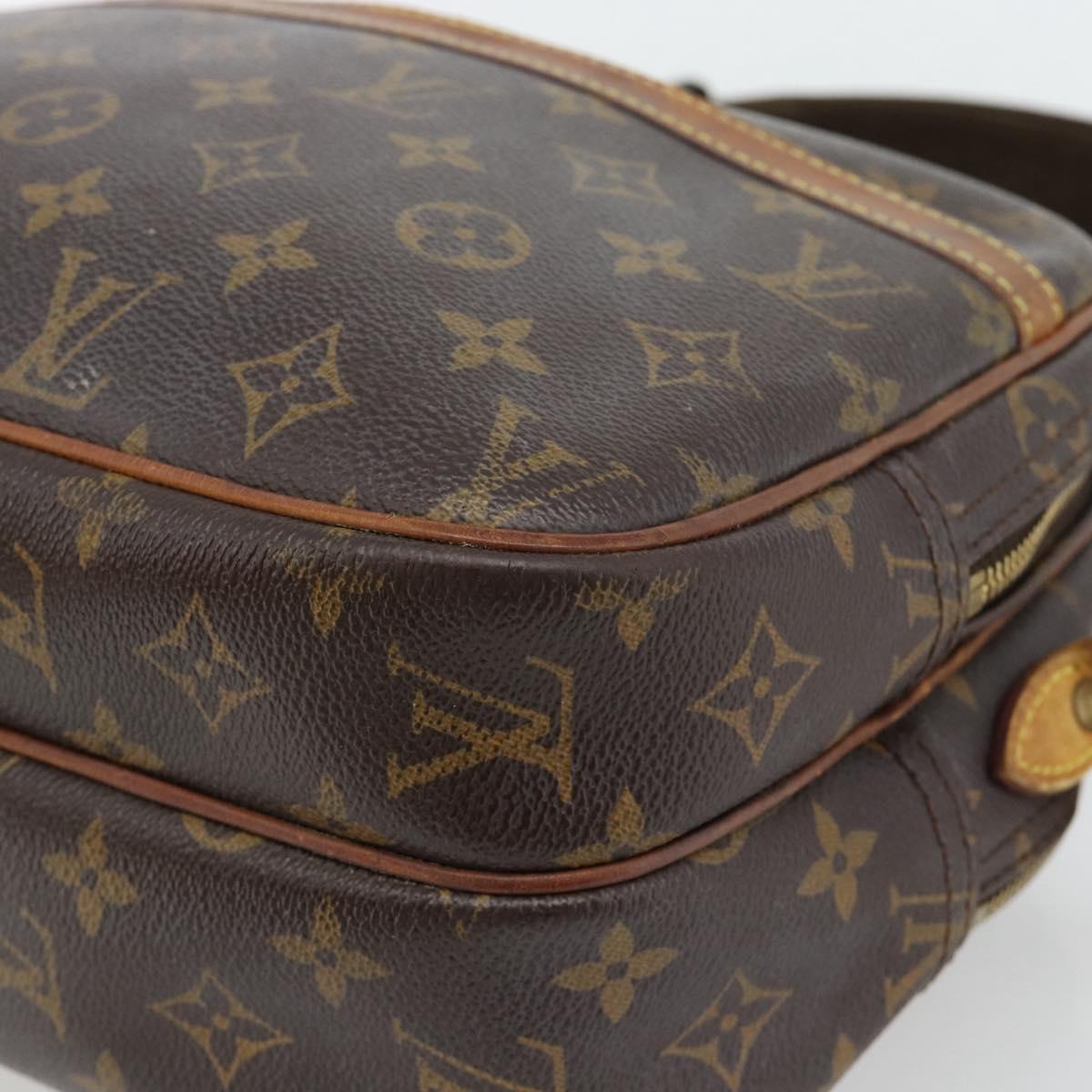 LOUIS VUITTON Monogram Reporter PM Shoulder Bag M45254 LV Auth BA13110