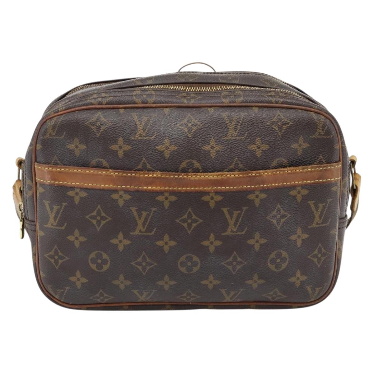 LOUIS VUITTON Monogram Reporter PM Shoulder Bag M45254 LV Auth BA13110