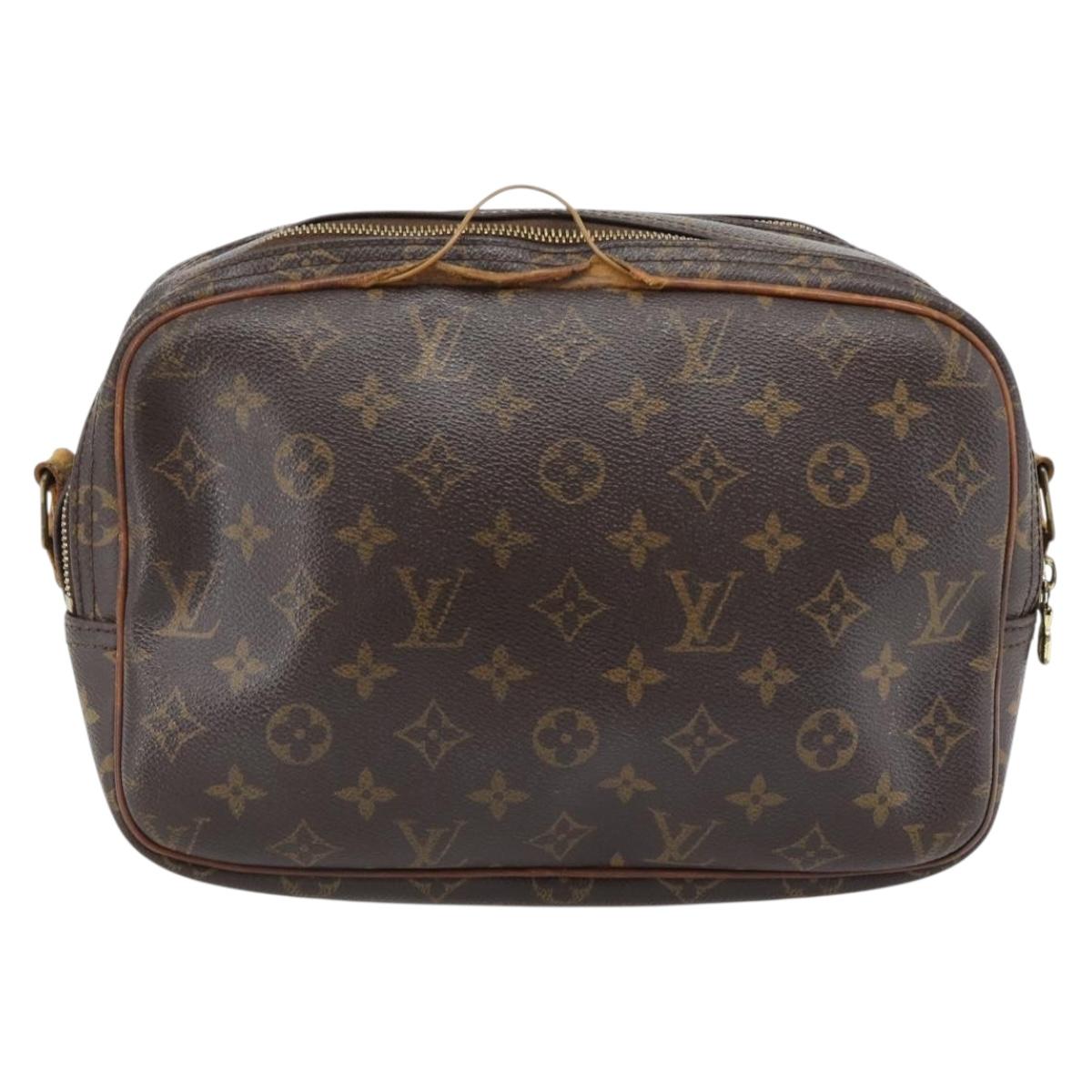LOUIS VUITTON Monogram Reporter PM Shoulder Bag M45254 LV Auth BA13110