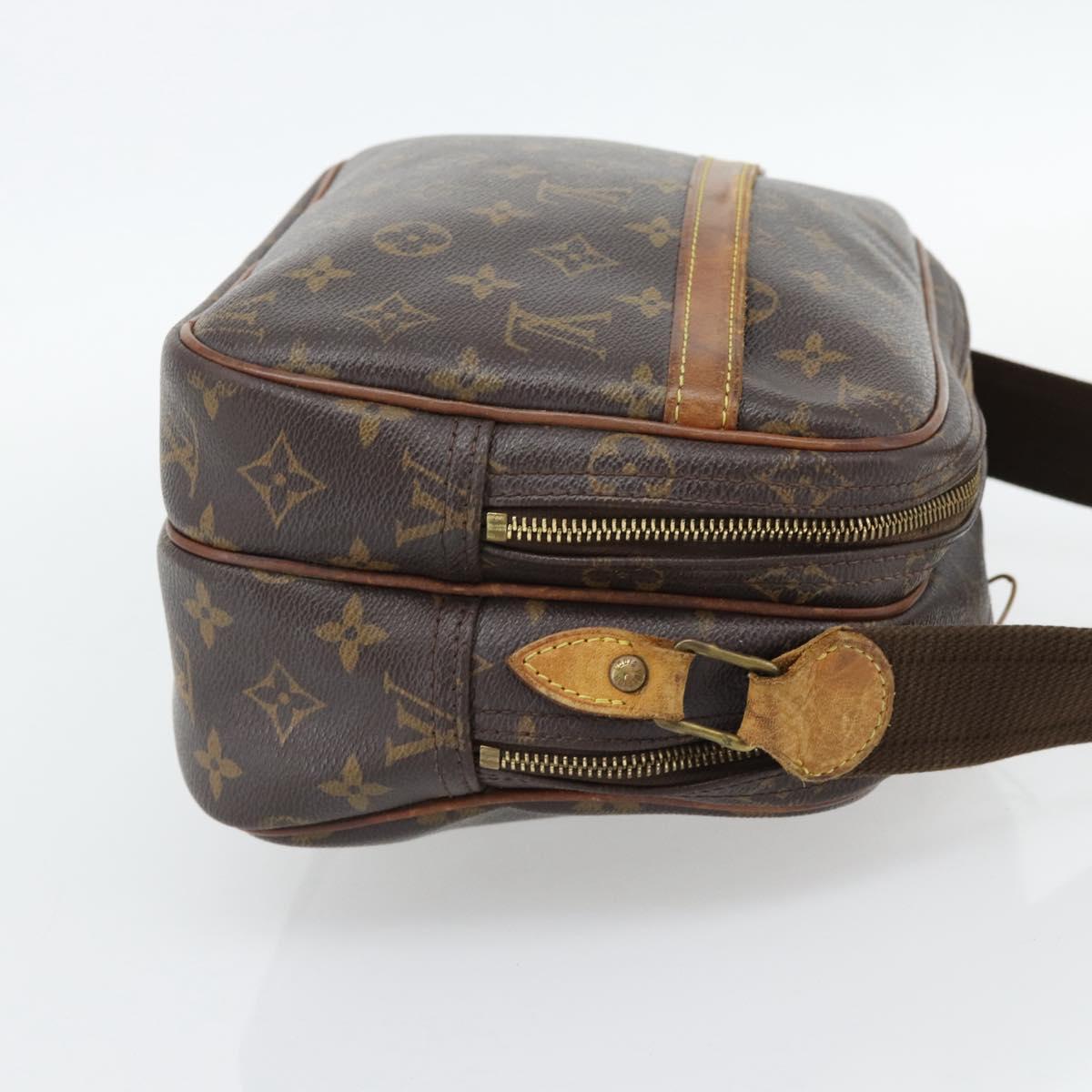 LOUIS VUITTON Monogram Reporter PM Shoulder Bag M45254 LV Auth BA13110
