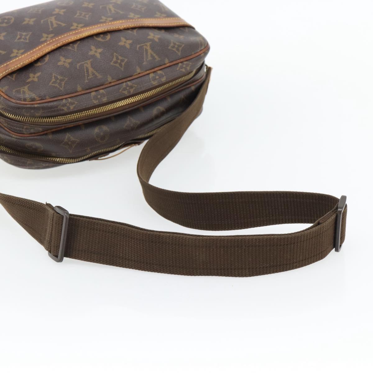 LOUIS VUITTON Monogram Reporter PM Shoulder Bag M45254 LV Auth BA13110