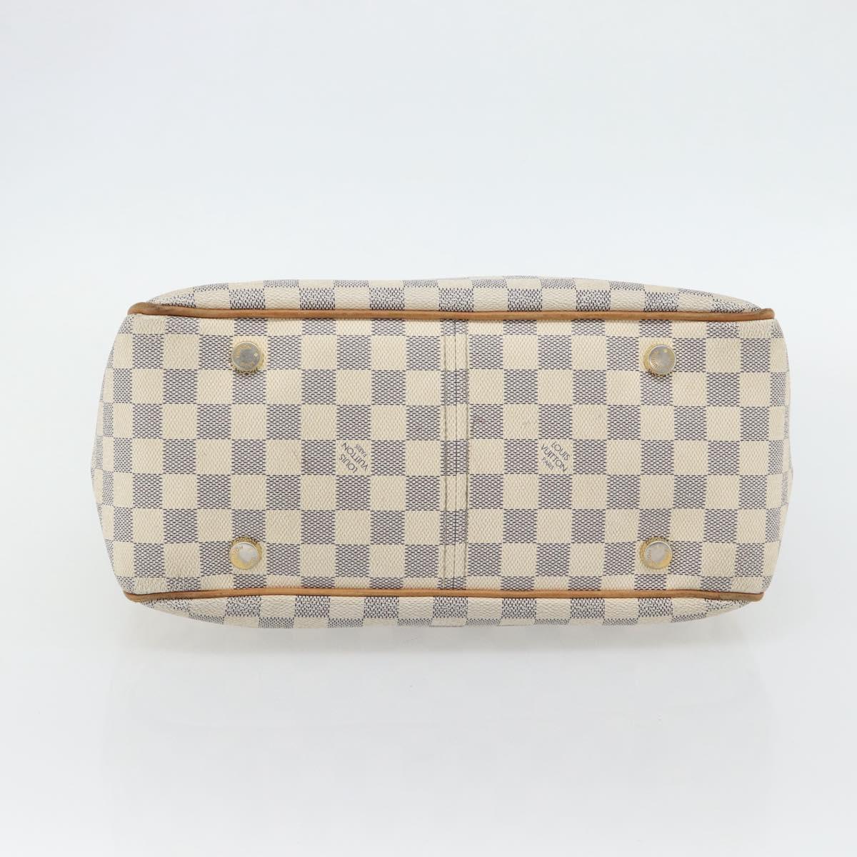 LOUIS VUITTON Damier Azur Figueri PM Shoulder Bag N41176 LV Auth BA13112