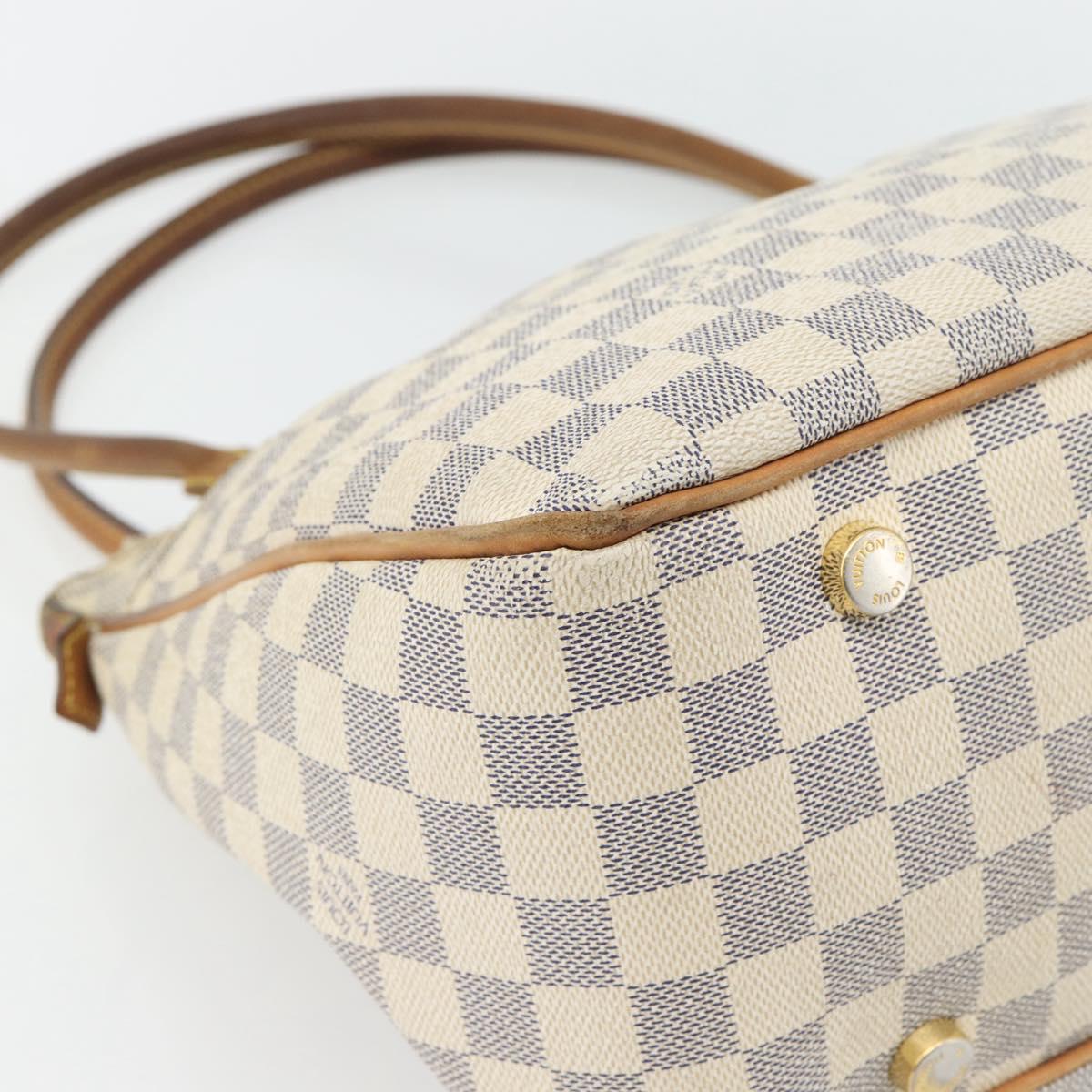 LOUIS VUITTON Damier Azur Figueri PM Shoulder Bag N41176 LV Auth BA13112