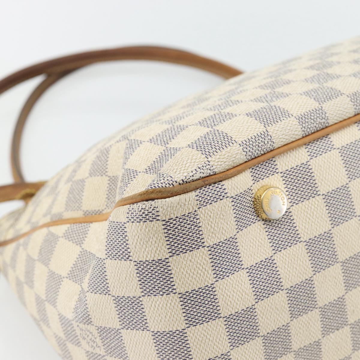 LOUIS VUITTON Damier Azur Figueri PM Shoulder Bag N41176 LV Auth BA13112